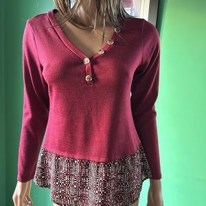 ❤️❤️NY Collection Layered Look Top❤️❤️